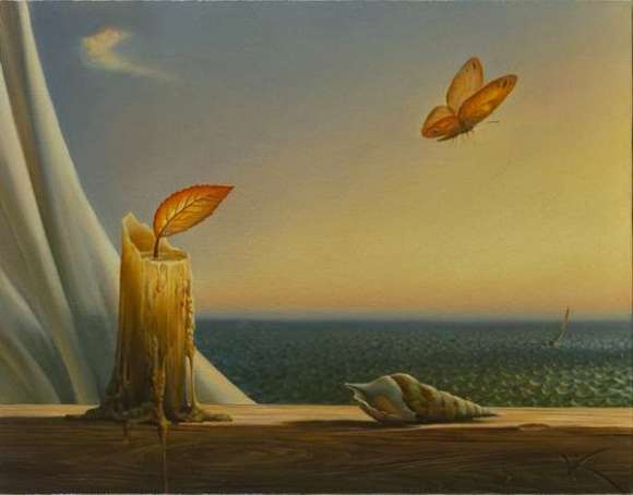 *le farfalle di Vladimir Kush